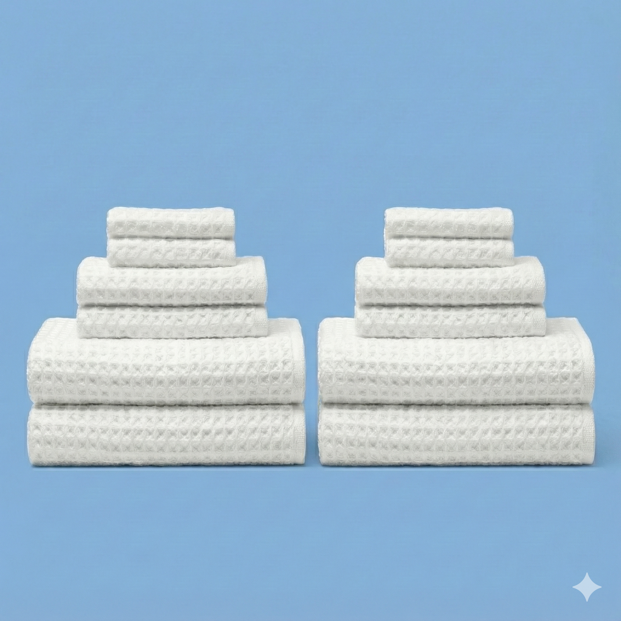 Silverthread White Bath Towel Bundle